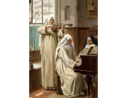 XV-221 August Wilhelm Roesler - Hudba v klášteře