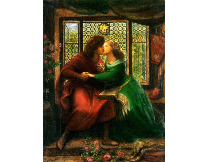 XV-375 Dante Gabriel Rossetti - Paolo a Francesca da Rimini