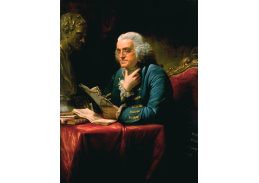 XV-383 David Martin - Portrét Benjamina Franklina