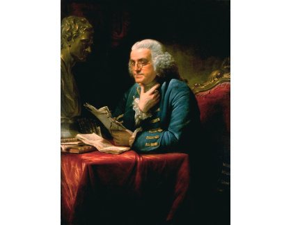 XV-383 David Martin - Portrét Benjamina Franklina