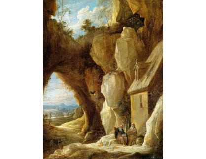 XV-390 David Teniers - Svatý Antonín a Pavel v poušti