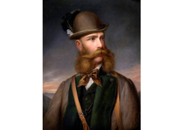 XV-418 Edmund Mahlknecht - Císař Franz Josef v loveckém oděvu