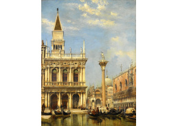 XV-465 Edward William Cooke - Náměstí svatého Marka v Benátkách