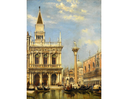 XV-465 Edward William Cooke - Náměstí svatého Marka v Benátkách