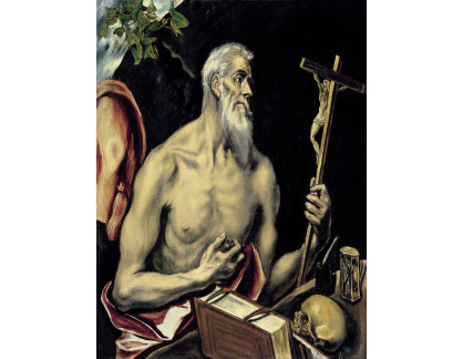 XV-476 El Greco - Svatý Jeroným