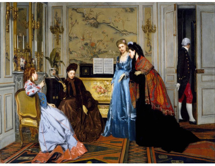 SO XVI-121 Alfred Stevens - Elegantní dámy v salonu