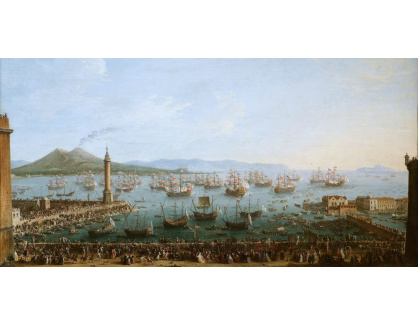 SO XVI-225 Antonio Joli - Odchod Karla III z Neapole
