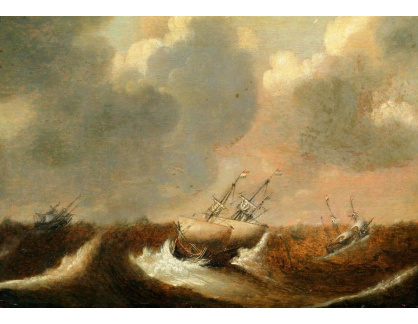 SO XVI-398 Claes Wou - Lodě v bouři