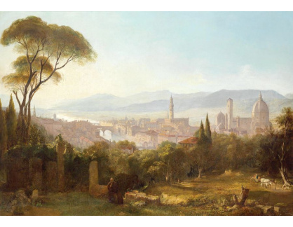 SO XVI-417 Clement Burlison - Pohled na Florencii