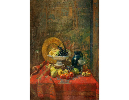 SO XVII-491 Hugo Charlemont - Zátiší s ovocem