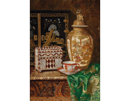 SO XVII-5 Ernst Czernotzky - Zátiší s japonskou vázou