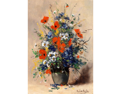 SO XVII-27 Eugene Henri Cauchois - Zátiší s letními květinami