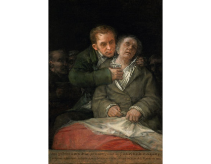 SO XVII-95 Francisco de Goya - Autoportrét a dr Arrieta