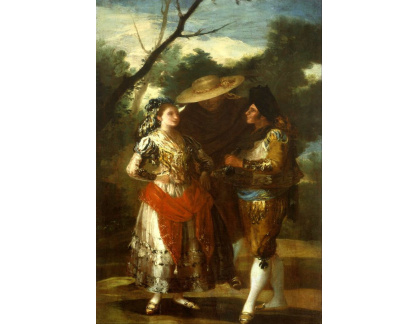 SO XVII-105 Francisco de Goya - Maja se dvěma toreadory