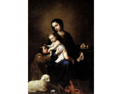 SO XVII-102 Francisco de Zurbaran - Madonna a dítě s Janem Křtitelem
