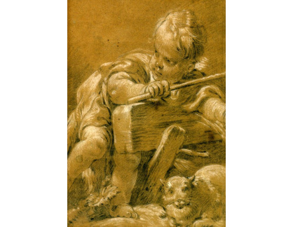 SO XVII-109 Francois Boucher - Dítě s kočkou