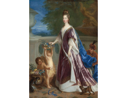 SO XVII-115 Francois de Troy - Portrét Elisabeth-Charlotte de Baviere