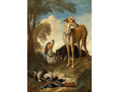 SO XVII-126 Frans Snyders - Tři lovečtí psi v krajině