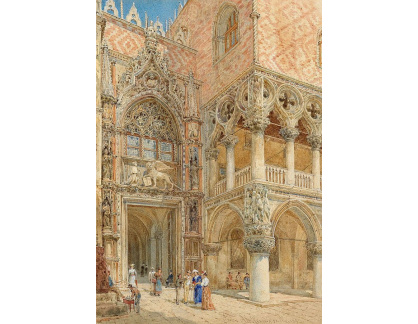 SO XVII-129 Franz Alt - Porta della Carta v Benátkách