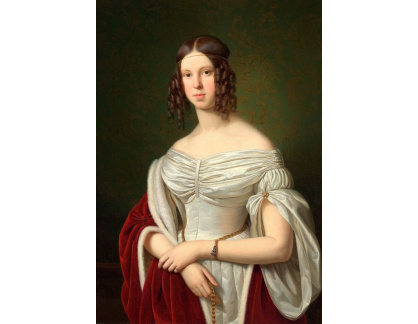 SO XVII-134 Franz Ittenbach - Portrét Marie Felicitas Fürstenberg hraběnky Wolff-Metternich