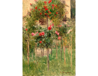SO XVII-145 Franz Rumpler - Růže před oknem