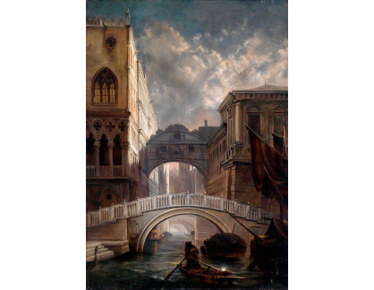 SO XVII-187 Friedrich Nerly - Most nářků v Benátkách