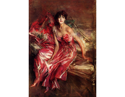 SO XVII-302 Giovanni Boldini - Žena v červeném
