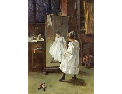 SO XVII-429 Charles Martin Hardie - Před zrcadlem v ateliéru