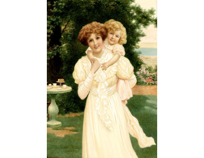 SO XVII-466 Herbert Blande Sparks - Matka a dítě v zahradě