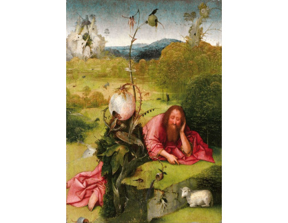 SO XVII-479 Hieronymus Bosch - Svatý Jan Křtitel v poušti