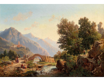 KO I-48 Elisabeth Collin Fort-Simeon - Motiv z Aosta Valley