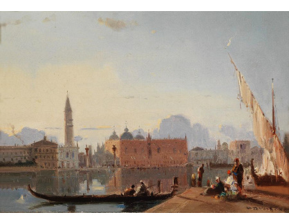 KO I-401 Henri Duvieux - Pohled na náměstí svatého Marka v Benátkách