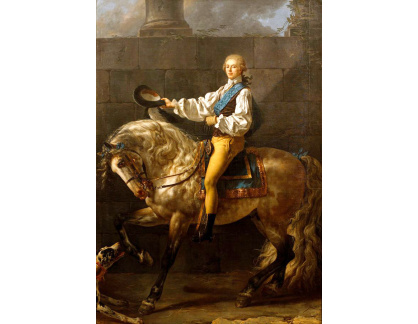 KO II-27 Jacques-Louis David - Jezdecký portrét Stanisława Kostki Potockého