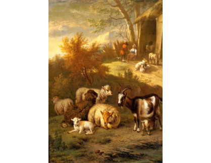 KO II-95 Jan Vermeer - Jižní krajina s pastýři a jejich stádem
