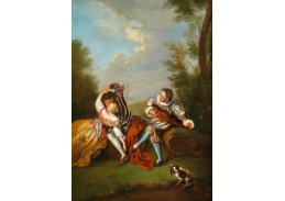 KO II-116 Jean-Antoine Watteau - Galantní scéna