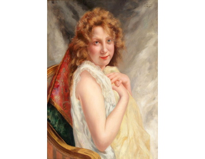 KO II-335 Louis Perrey - Portrét mladé ženy