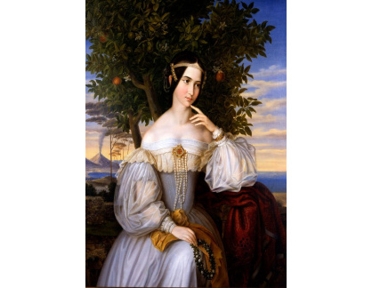 KO II-435 Moritz Daniel Oppenheim - Portrét Charlotte de Rothschild