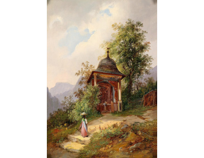KO II-477 Neznámý autor - Lesní kaple v Berchtesgadenu