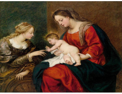 KO III-32 Anthony van Dyck - Mystické manželství svaté Kateřiny