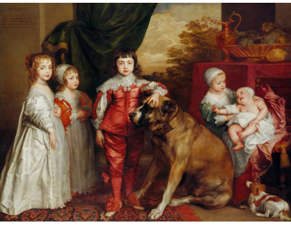 KO III-33 Anthony van Dyck - Pět nejstarších děti Karla I