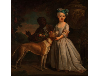 KO III-49 Bartholomew Dandridge - Mladá dívka se psem