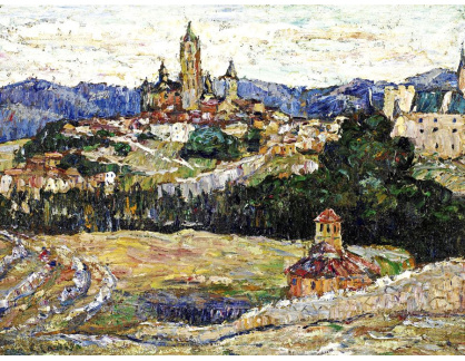 KO III-113 Ernest Lawson - Pohled na Segovia