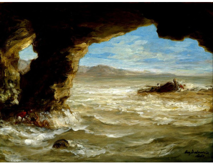 KO III-125 Eugene Delacroix - Vrak lodi u pobřeží