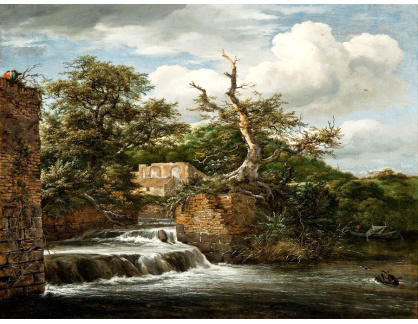 KO III-184 Jacob van Ruisdael - Krajina se zříceninou mlýna