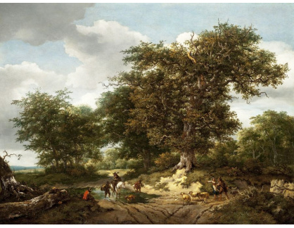 KO III-186 Jacob van Ruisdael a Nicolaes Berchem - Krajina