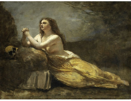KO III-205 Jean-Baptiste-Camille Corot - Magdalena při modlitbě