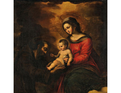 KO III-291 Neznámý autor - Madonna a dítě se svatým Františkem