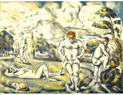 KO III-324 Paul Cézanne - Koupající se
