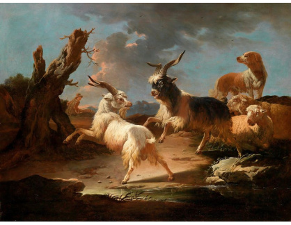 KO III-335 Peter Roos - Krajina s kozami a ovcemi
