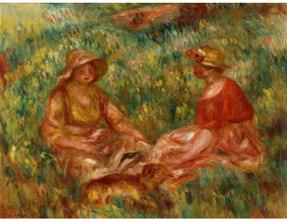 KO III-347 Pierre Auguste Renoir - Dvě dívky na louce